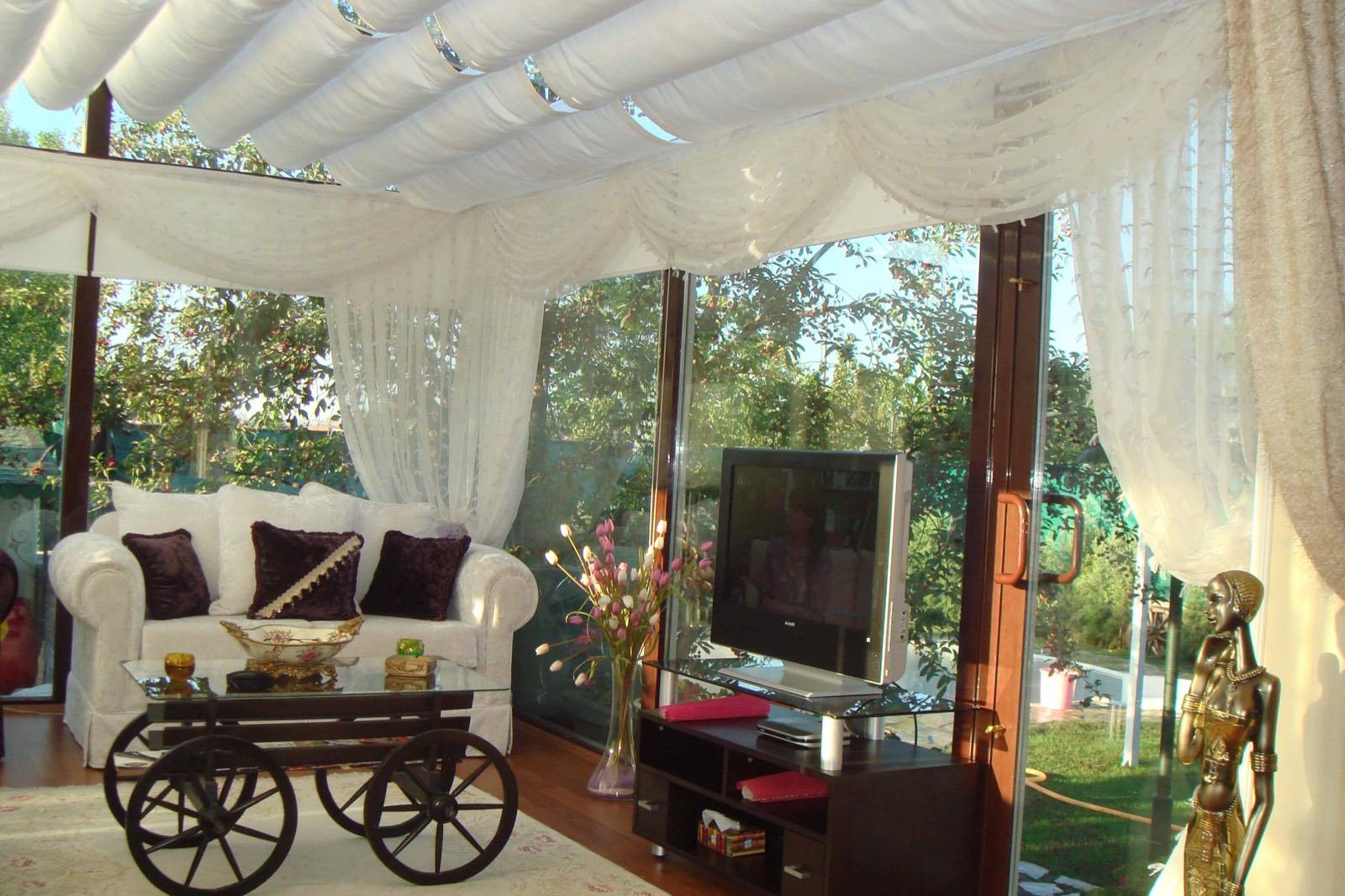 Kış Bahçesi Perde modelleri Ankara