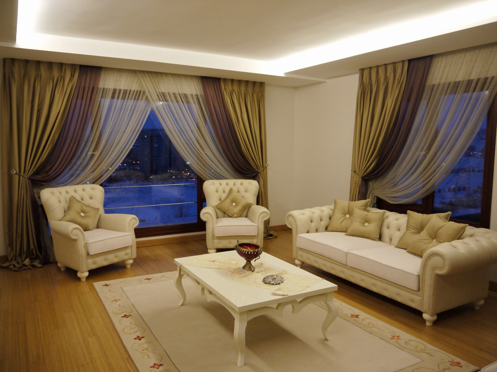 Kruvaze perde modelleri Ankara