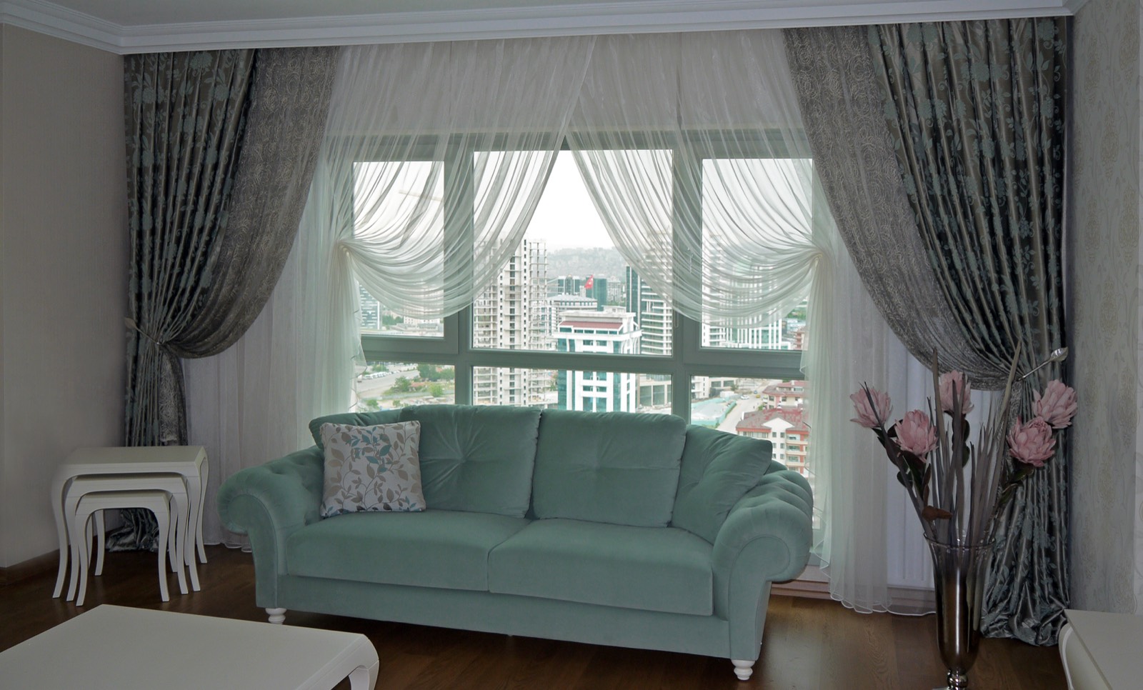 Kruvaze perde modelleri Ankara