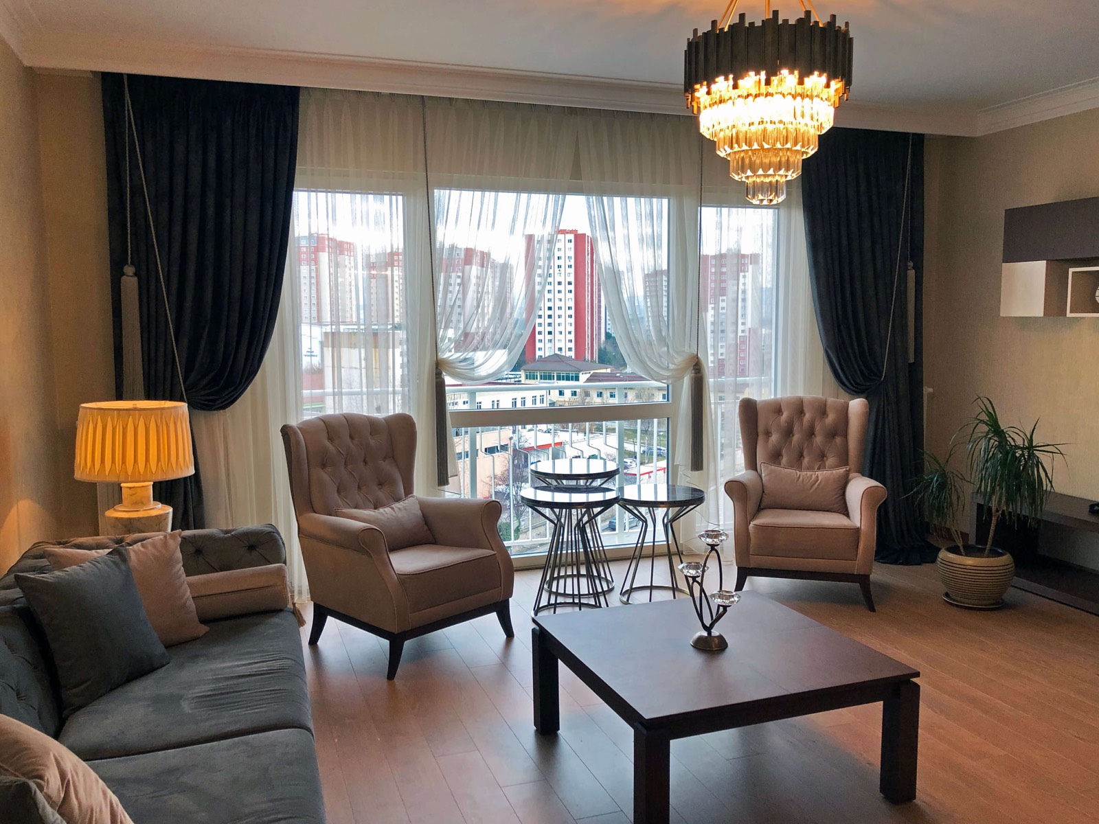 Kruvaze perde modelleri Ankara