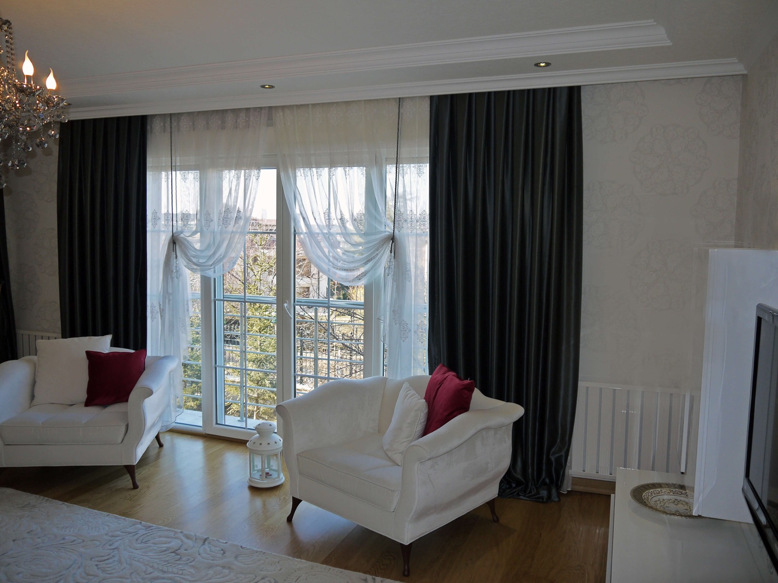 Kruvaze perde modelleri Ankara