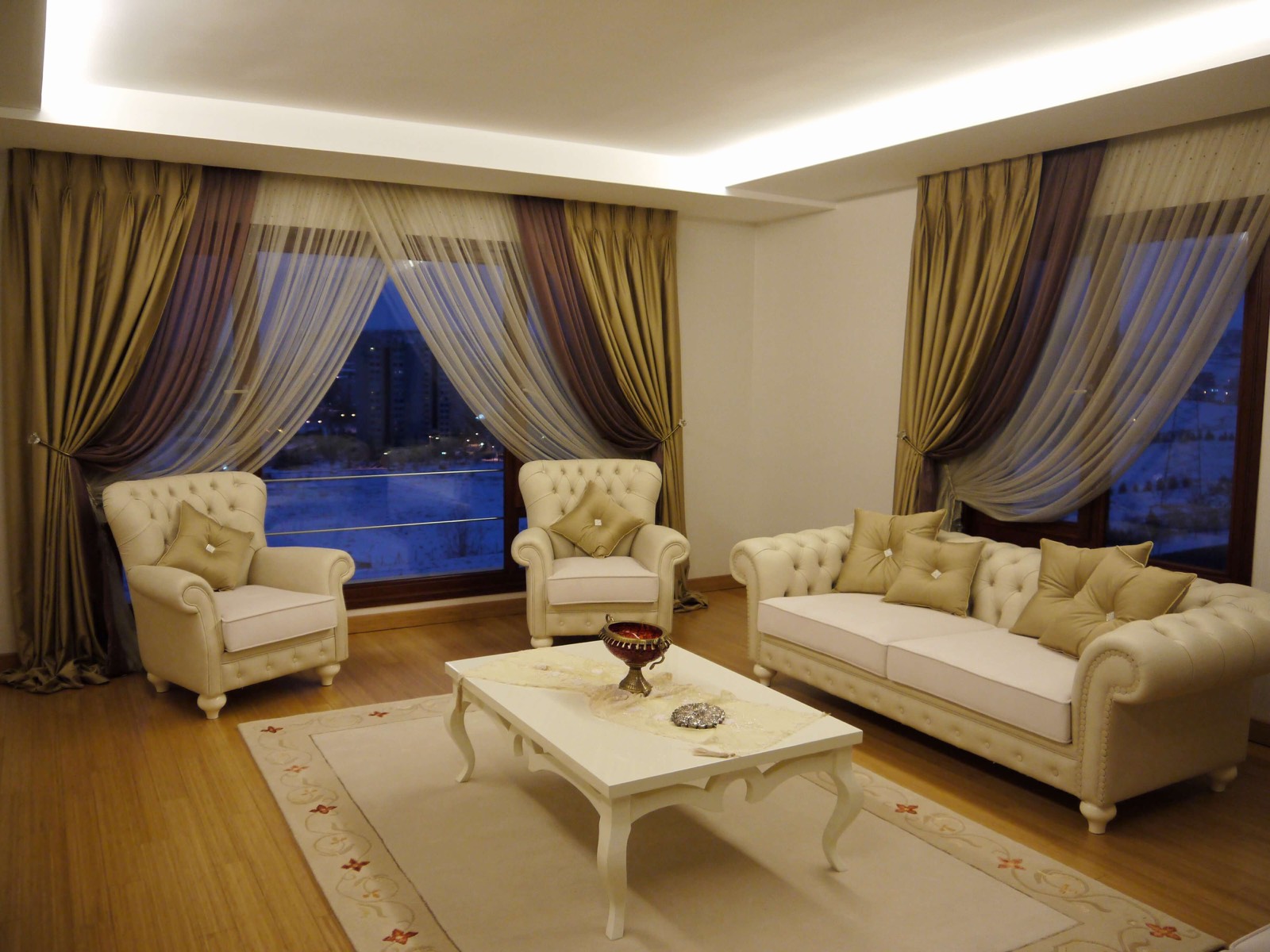 Kruvaze perde modelleri Ankara