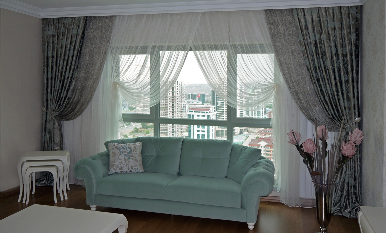 Kruvaze perde modelleri Ankara