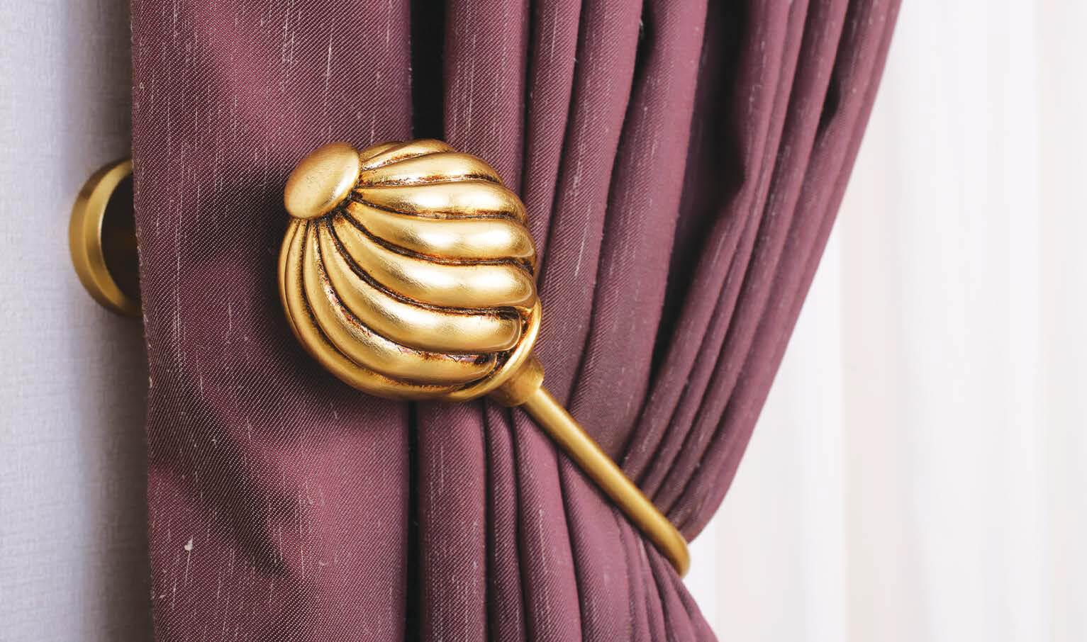 Varaklı perde aksesuarları çeşitleri