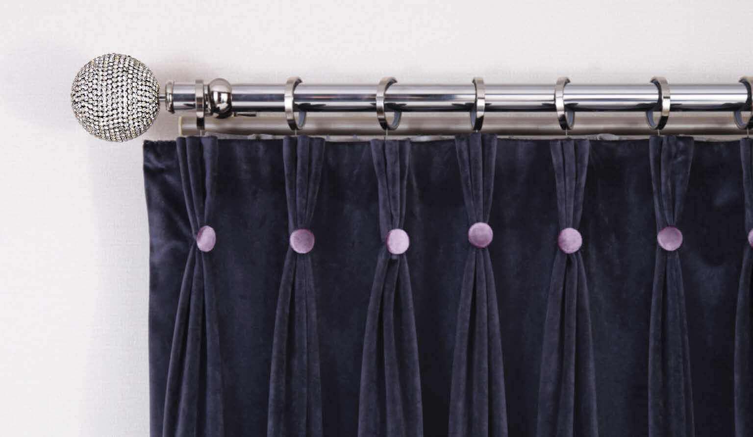 Perde kolbağı taşlı modeller