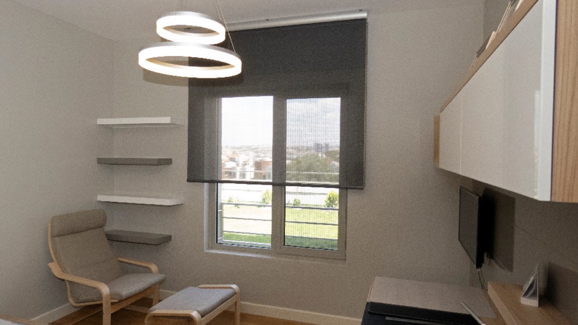 Çalışma oda stor perde