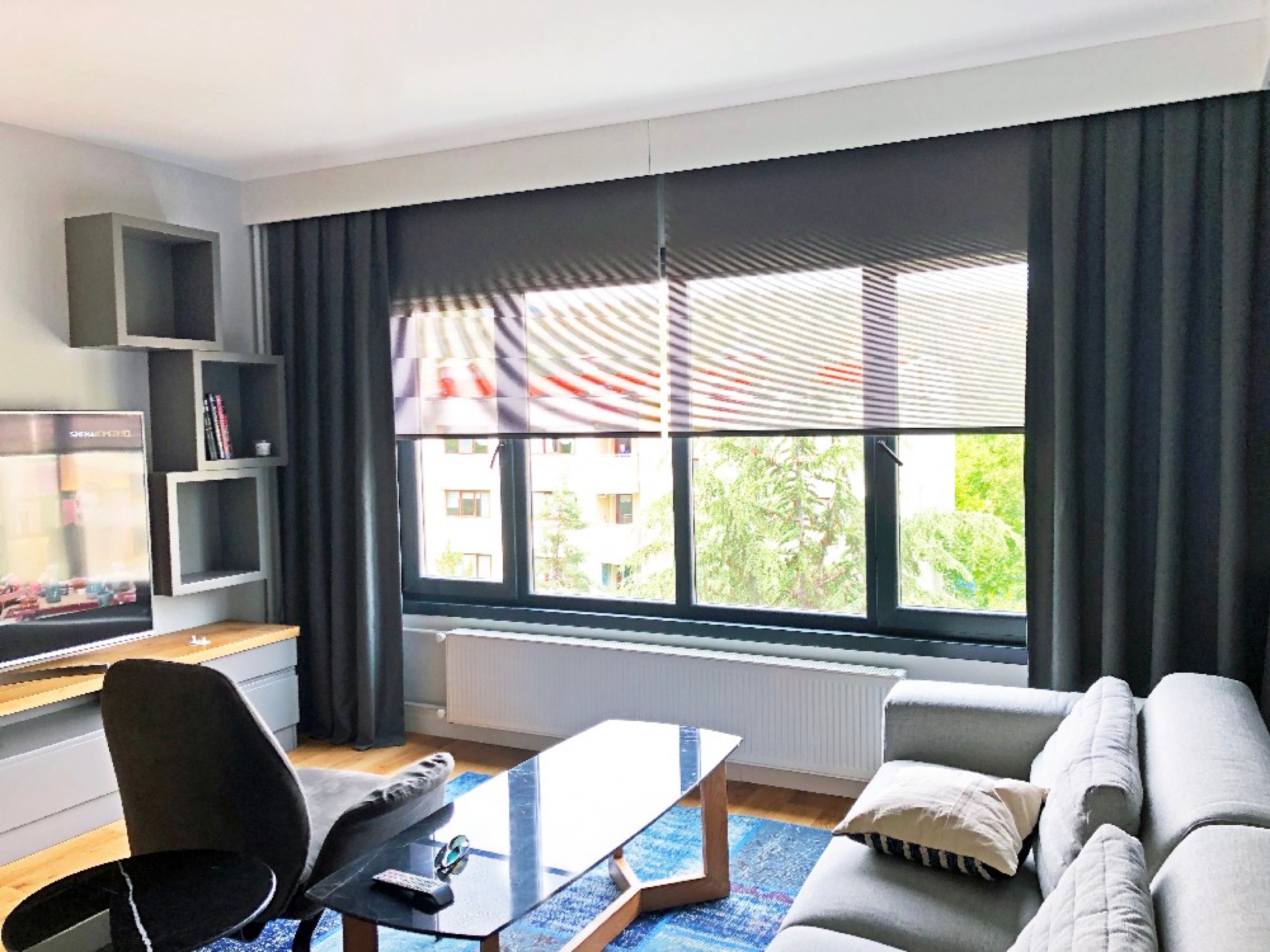 Şık tül stor perde