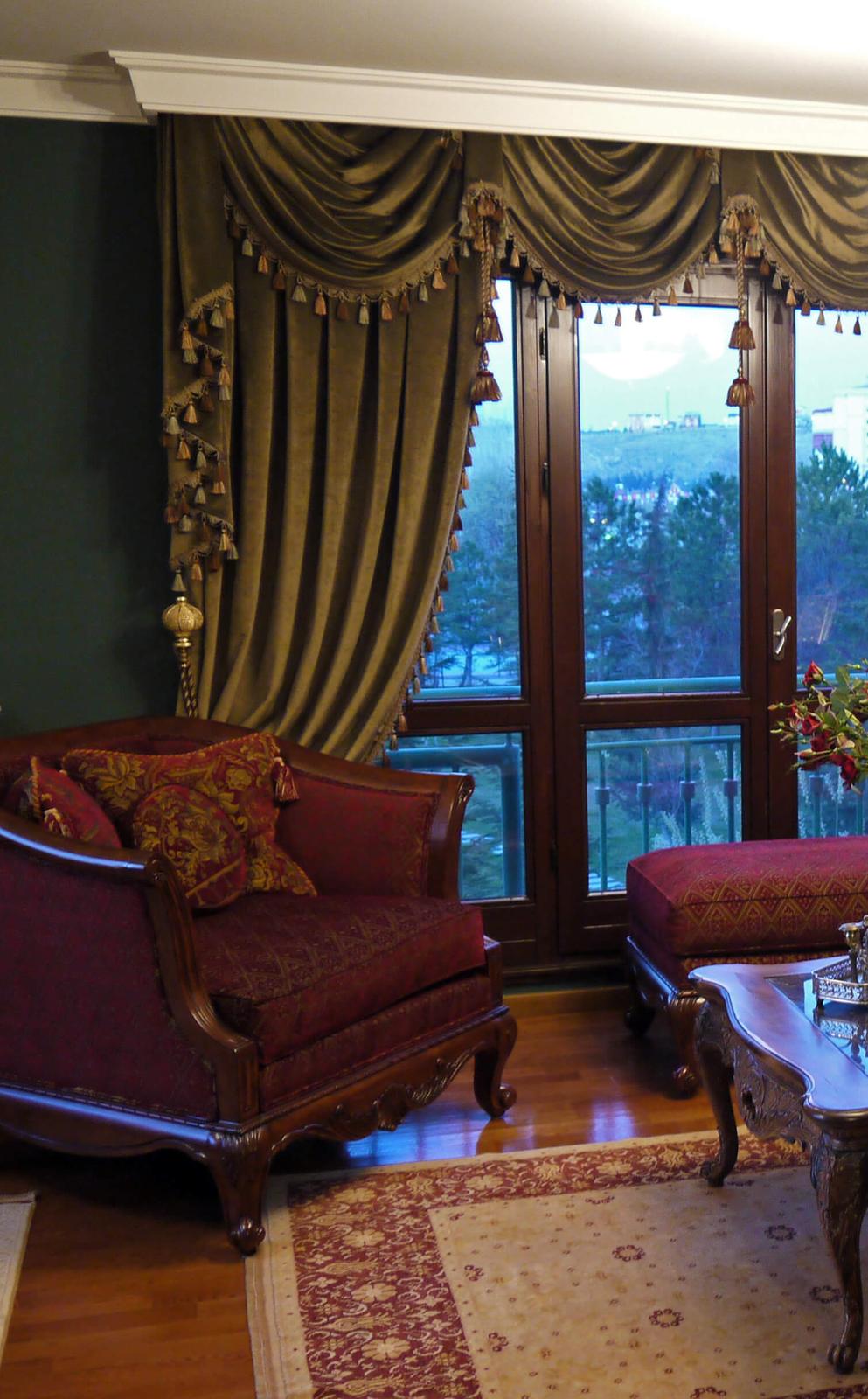 Klasik ve avangart perde modelleri Ankara